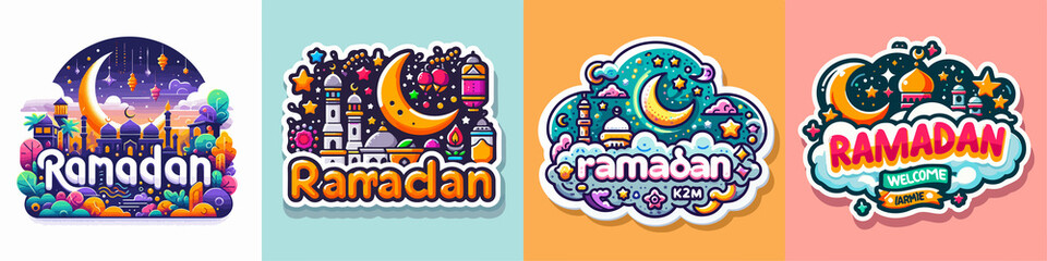 ramadan decoration art illustration background