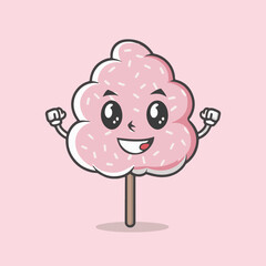 cotton candy ice-cream 