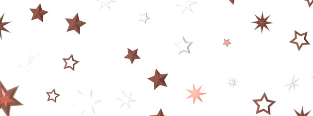 Stellar Symphony: Embark on a Visual Journey with 3D Gold Stars Rain