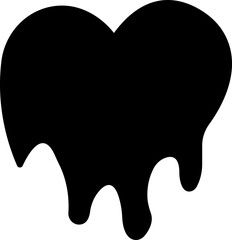 Black paint liquid. Ink drop . Black inkblot. Ink splattered textures. .Paint splashes for design use. Abstract vector, Cartoon paint splatters, isolated on transparent background.