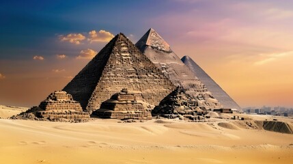 The Pyramids of Egypt - obrazy, fototapety, plakaty