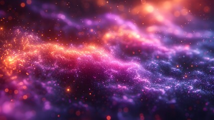 Naklejka premium Cosmic Dust Cloud in Deep Space
