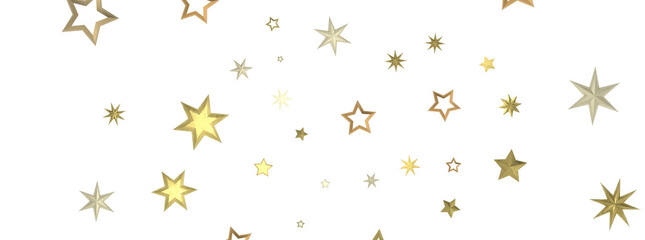 Stellar Christmas Symphony: Exquisite 3D Illustration of Falling Stars in Harmonious Motion for the Holidays