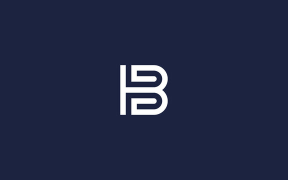 letter bh or hb logo icon design vector design template inspiration