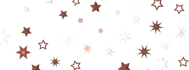 Stellar Symphony: Embark on a Visual Journey with 3D Gold Stars Rain