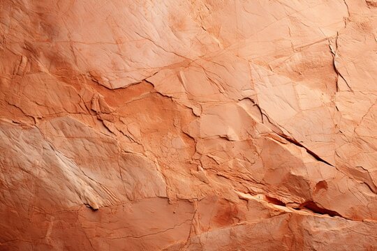 Peach Fuzz Hued Stone Surface