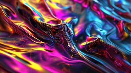 Iridescent Fabric Abstract Backgrounds