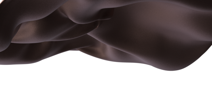 3d render of dark and gold cloth. iridescent holographic foil. abstract art fashion background.