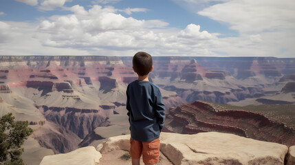 "Majestic Canyons of the American West: Desert Road Perspective" AI-Generative