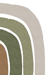 abstract figures Rainbow Wall Poster Wall Decor