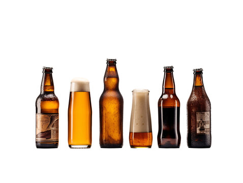 A Group Of Beer Bottles