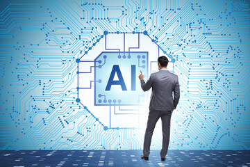 Concept of AI - artificial intelligence in action