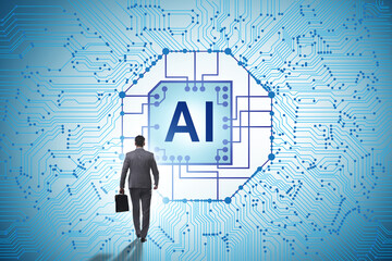 Concept of AI - artificial intelligence in action