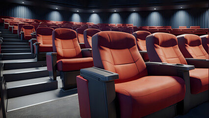 Fototapeta premium modern cinema seats