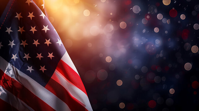 American flag for Memorial Day, 4th of July, Labour Day. Independence Day.