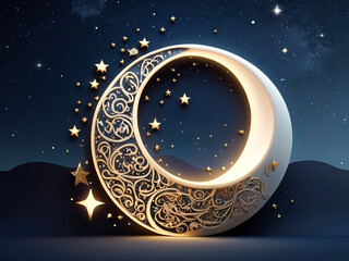 Ramadan kareem islamic greeting background