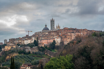 Fototapeta premium Duomo di Siena, Siena, Italy, early morning