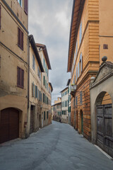 Fototapeta na wymiar Street in Siena, Italy