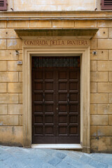 Contrada della Pantera, Siena, Italy © Brue