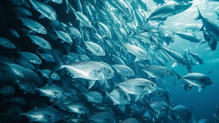 Naklejka premium fishes in the water