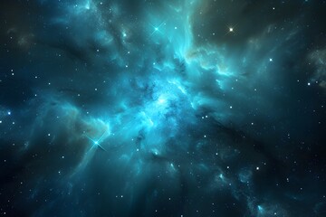 Fototapeta premium Radiant Astral Abstract Wallpaper