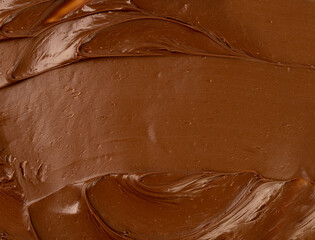 Melt Chocolate Texture Background, Chocolate Sauce Pattern, Cocoa Hazelnut Cream, Textured Chocolate
