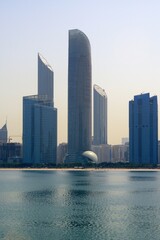 Skyline de Abu Dhabi, Emiratos Árabes Unidos