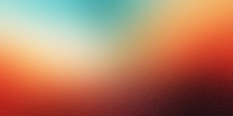 Teal orange black color gradient background, grainy texture effect, poster banner landing page backdrop design
