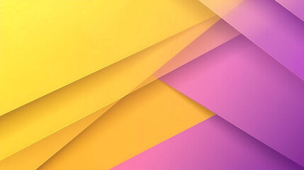 Canary yellow and lilac gradient and off-black geometric background vector presentation design. Abstract PowerPoint and Business background.