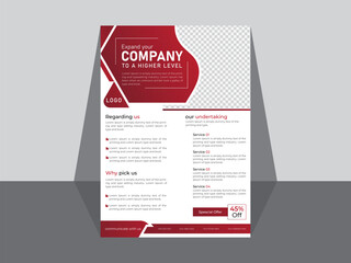 Business flyer design, New model design template
