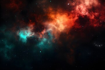 Abstract Celestial Nebula Wallpaper