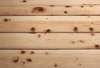 Fototapeta premium Nature's Texture Unveiled: High-Resolution Knotty Pine Cedar Wall or Floor with Unpainted, Unfinished Natural Grain – Sharp to the Corners