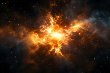 Obraz premium Celestial Space Art Wallpaper