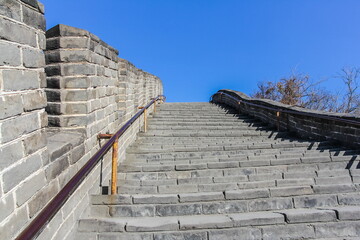 The Mutianyu section of the Great Wall of China, with 22 watchtowers, is the longest fully restored...