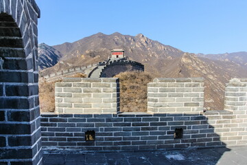 The Mutianyu section of the Great Wall of China, with 22 watchtowers, is the longest fully restored...