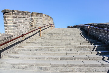 The Mutianyu section of the Great Wall of China, with 22 watchtowers, is the longest fully restored section open to tourists. China