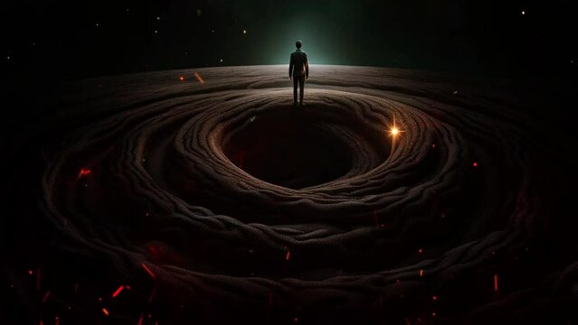 Mystical surrealism conceptual abstract fantasy art, astrological horoscope. Suitable for content illustration like religion, meditation, science, healing therapy, etc. State of mind, universe, cosmos