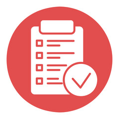 Month planning, to do list with check mark solid icon