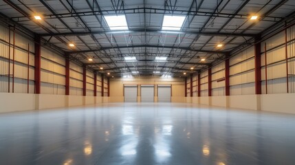 Large empty warehouse