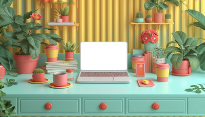 Colorful 3D styles illustration. 3D elements. 3D rendering of wallpapers and panels.