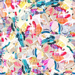 pattern with confetti