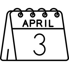 3rd of April Icon