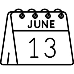 13th of June Icon