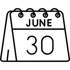 30th of June Icon