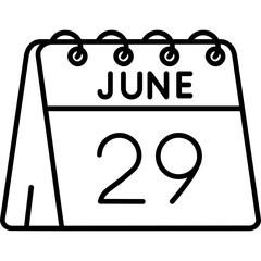 29th of June Icon