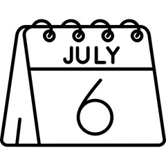6th of July Icon