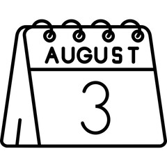 3rd of August Icon