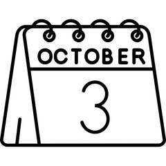 3rd of October Icon