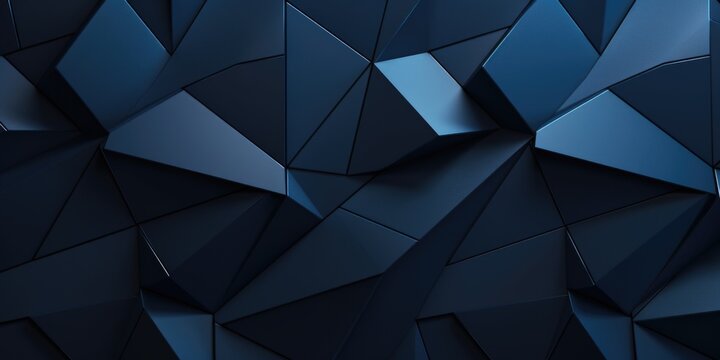A blue abstract wallpaper with geometric shapes. Perfect for adding a modern touch to any space