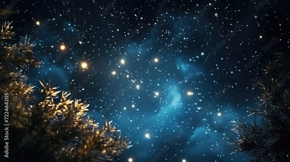 Leinwandbilder a stunning image of a night sky filled with countless stars. perfect for use in astronomy articles o